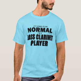 ノーマルバスクラリネットプレーヤー Tシャツ