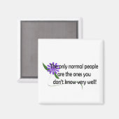 ノーマルピープルユーモアのある引用文 マグネット (正面/裏面)