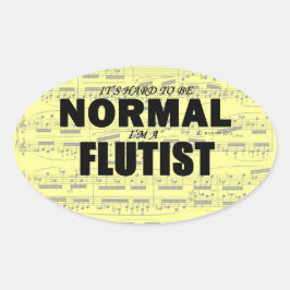 ノーマルフルティスト楕円ステッカー 楕円形シール