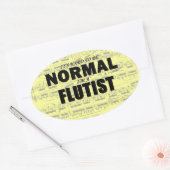 ノーマルフルティスト楕円ステッカー 楕円形シール (封筒)