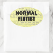 ノーマルフルティスト楕円ステッカー 楕円形シール (バッグ)