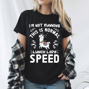 ノーマルランチレディースピードラマおもしろいことわざユーモア Tシャツ
