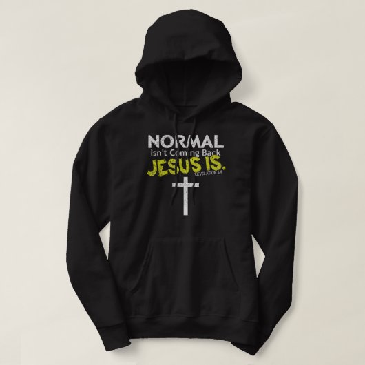 ノーマル来は背中ではないイエスはTシャツ パーカ (デザイン正面)