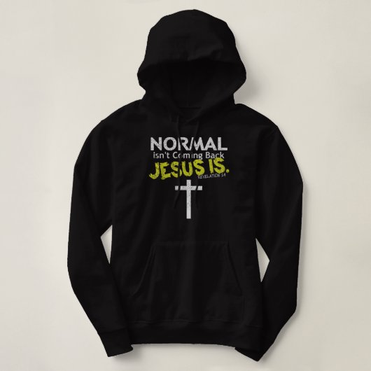 ノーマル来は背中ではないイエスはTシャツ パーカ (デザイン正面)