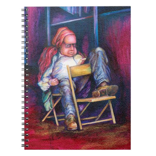 ノーマンが眠りを吸い込む ノートブック (正面)