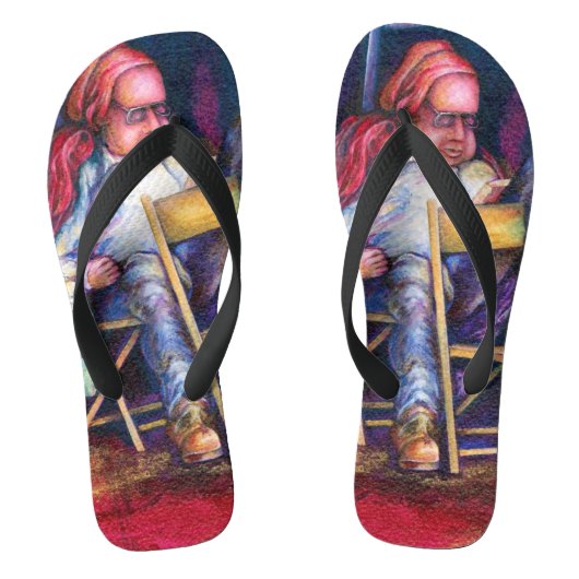 ノーマンは寝る時の方が好きだ ビーチサンダル (フットベッド)