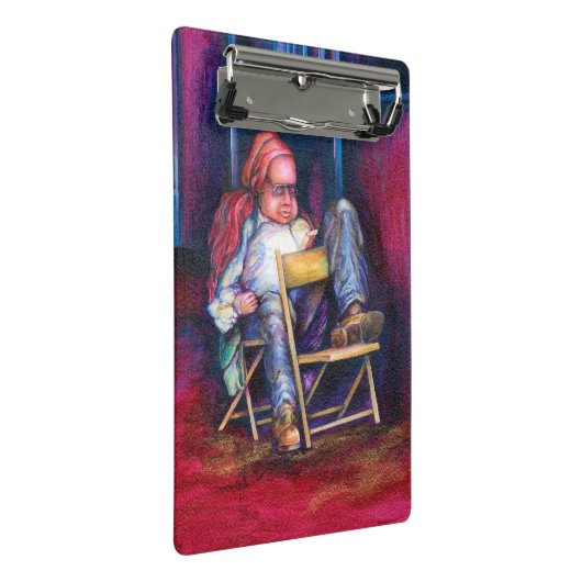 ノーマンは寝る時の方が好きだ ミニクリップボード (アングル)