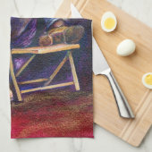 ノーマンは眠りを覚えたい キッチンタオル (四つ折り)