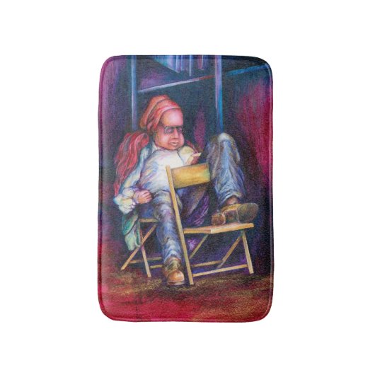 ノーマンは眠りを覚えたい バスマット (正面縦)