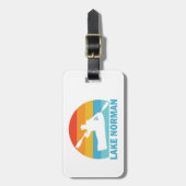 ノーマンノースカロライナ湖カヤック ラゲッジタグ (正面縦)