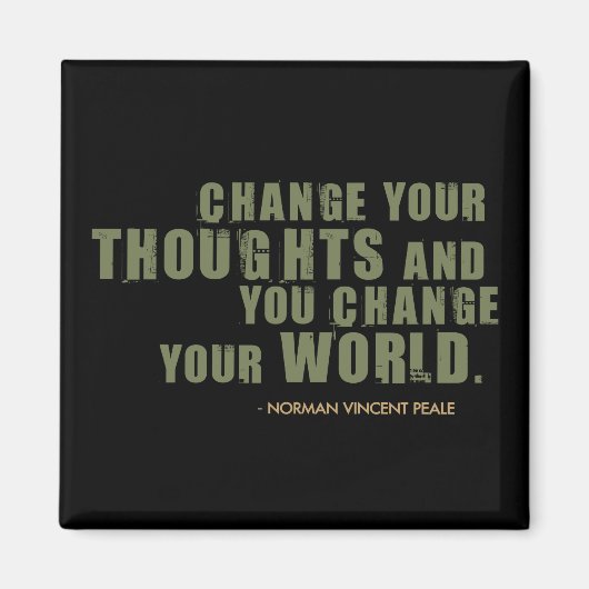 ノーマンビンセントペール引用文 マグネット (正面)