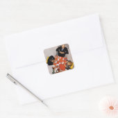 ノーマンロックウェルによるブリッジゲーム スクエアシール (封筒)