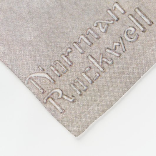 ノーマンロックウェルによるブリッジゲーム フリースブランケット (角)