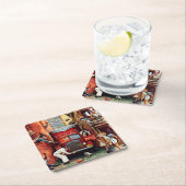 ノーマンロックウェル スクエアペーパーコースター (インサイチュ)