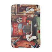 ノーマンロックウェル バスマット (正面縦)