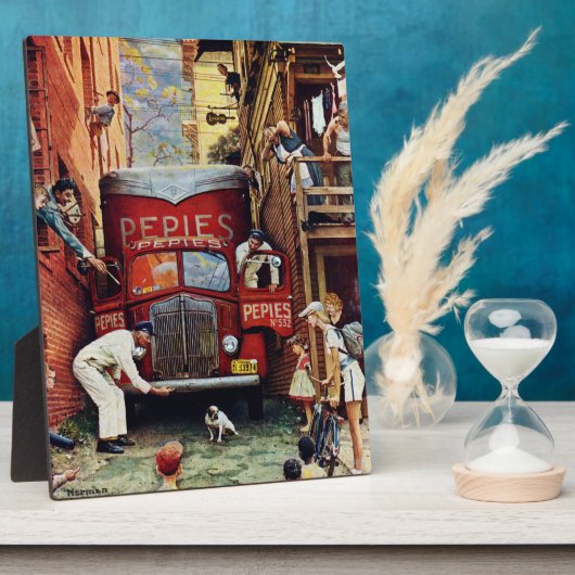 ノーマンロックウェル フォトプラーク (側面)