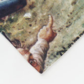 ノーマンロックウェル フリースブランケット (角)