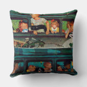 ノーマン来・ロックウェルが クッション (裏面)