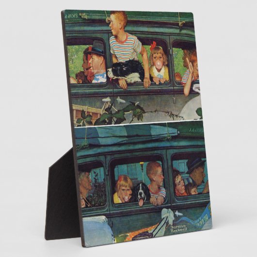 ノーマン来・ロックウェルが フォトプラーク (側面)