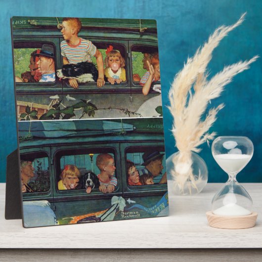 ノーマン来・ロックウェルが フォトプラーク (側面)