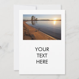 ノーマン湖の風光明媚な日没のビュー， NC サンキューカード