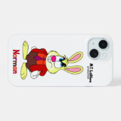 ノーマン・バニーiPhoneケース iPhone 15ケース (裏面横)