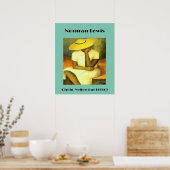 ノーマン・ルイスによる黄色い帽子の少女(1936) ポスター (キッチン)