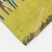 ノーマン・ロックウェルによるコイン・トス フリースブランケット (角)