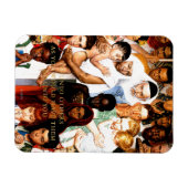 ノーマン・ロックウェルによるゴールデン・ルール（他の人々に対して行う） マグネット (横)