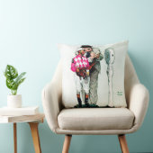 ノーマン・ロックウェルによる騎手の重量 クッション (椅子)