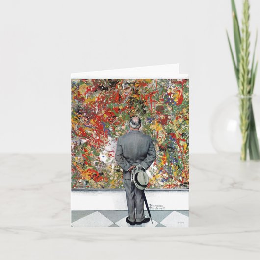 ノーマン・ロックウェルのアートコンノスユア カード (正面)