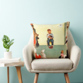 ノーマン・ロックウェルのヴェッツで クッション (椅子)