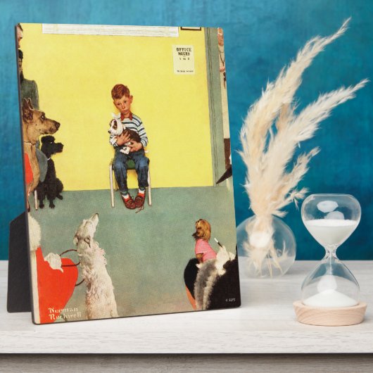 ノーマン・ロックウェルのヴェッツで フォトプラーク (側面)