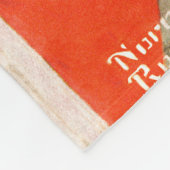 ノーマン・ロックウェルのヴェッツで フリースブランケット (角)