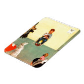 ノーマン・ロックウェルのヴェッツで マグネット (左側)