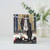 ノーマン・ロックウェルの「新年の喜び」 シーズンカード (スタンド正面)