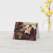 ノーマン・ロックウェル著優美の発言 カード (黄色い花)