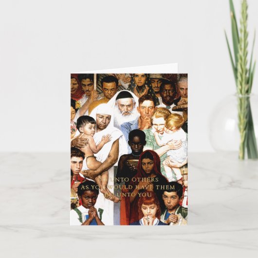 ノーマン・ロックウェル著原則(他にして下さい) カード (正面)