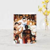 ノーマン・ロックウェル著原則(他にして下さい) カード (黄色い花)