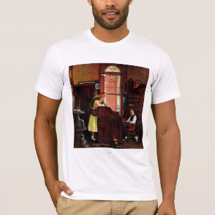 ノーマン・ロックウェル著結婚許可証 Tシャツ