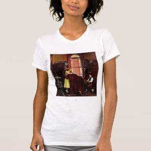 ノーマン・ロックウェル著結婚許可証 Tシャツ