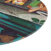 ノーマン・来ロックウェルの後を追う カッティングボード (角)