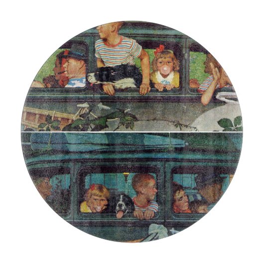 ノーマン・来ロックウェルの後を追う カッティングボード (正面)