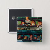 ノーマン・来ロックウェルの後を追う 缶バッジ (正面&裏面)