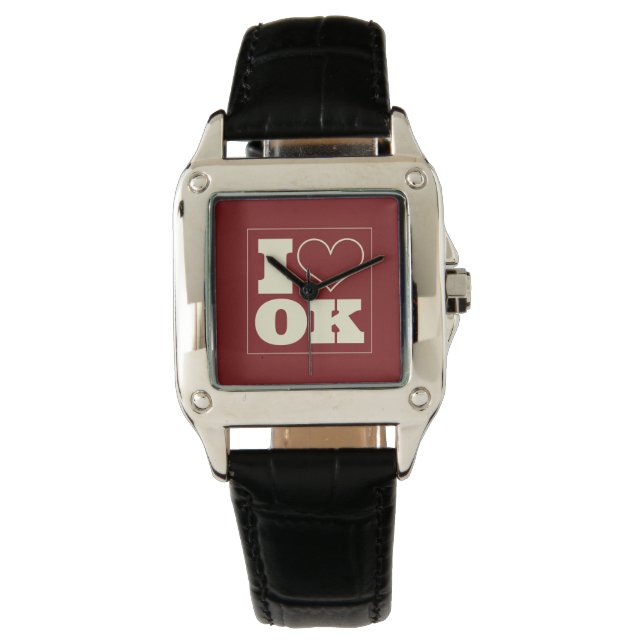 ノーマン(OK)サッカーのテールゲート 腕時計 (正面)