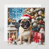 ノーマン・T・プグ スノーウィ シーズンカード (正面/裏面)