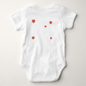 ノームとクリスマスの精神 ベビーボディスーツ (裏面)