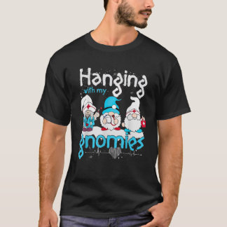 ノームと一緒にかけてる レトロノーム クリスマスギフト Tシャツ
