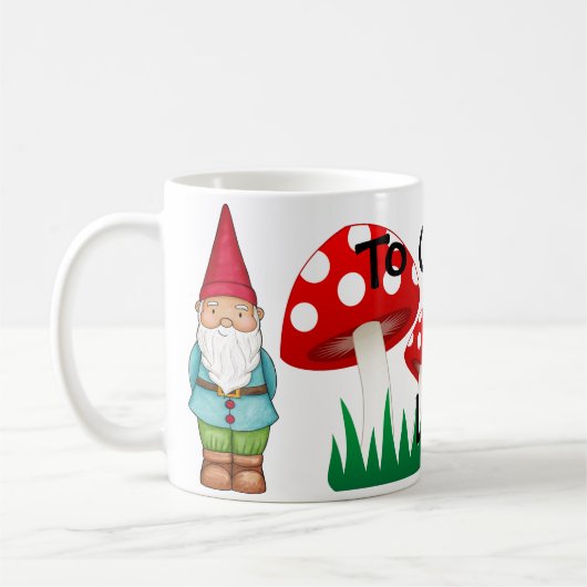 ノームに私を愛することはあります コーヒーマグカップ (左)