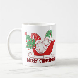 ノームのそり メリークリスマス コーヒーマグカップ